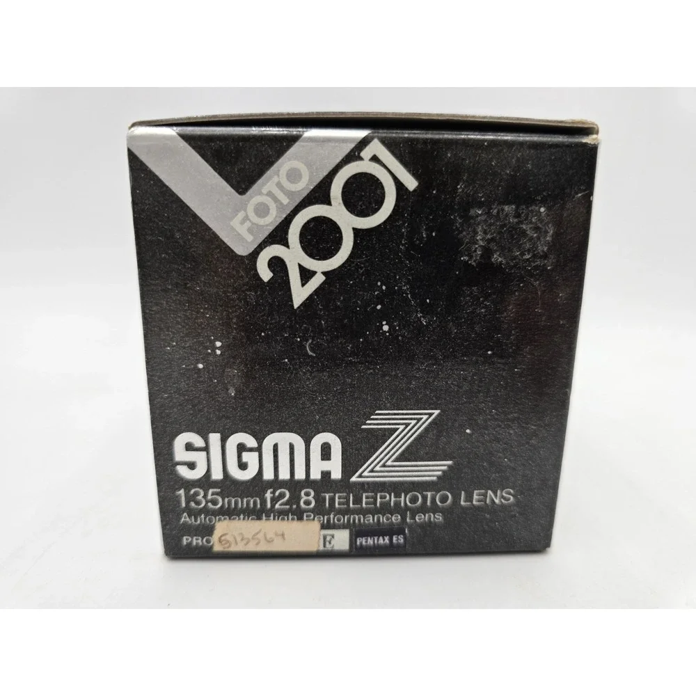 Sigma Z 135mm Telephoto f2.8‎ Pantel lens In box For Pentax ES